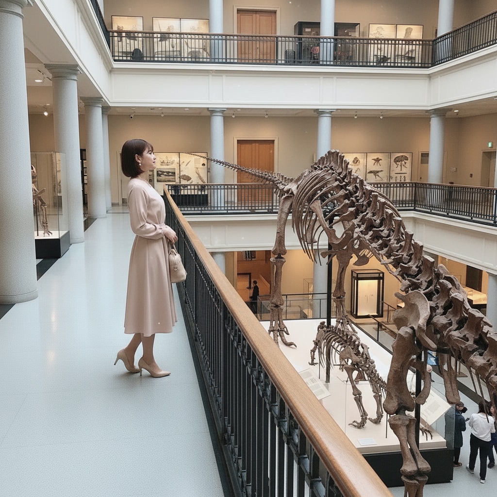 博物館で静かに、、、