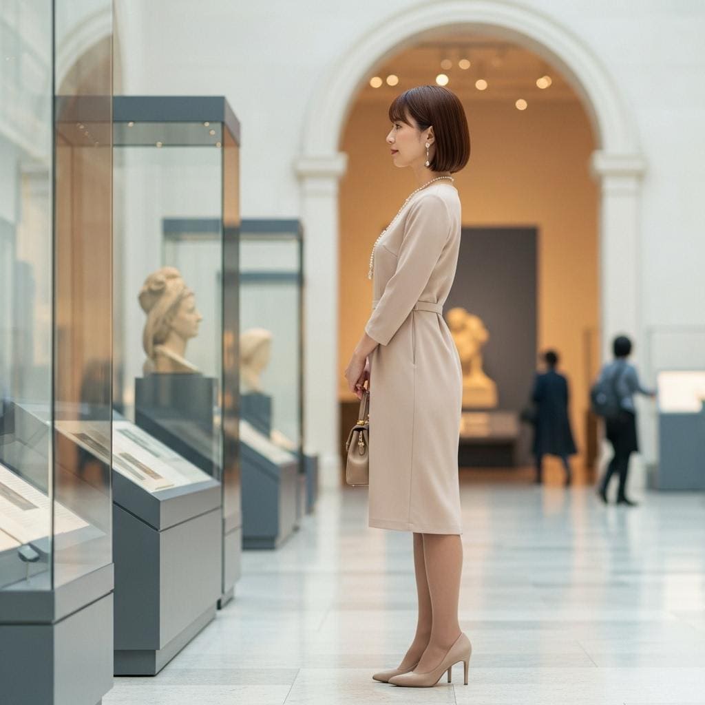 博物館で静かに、、、