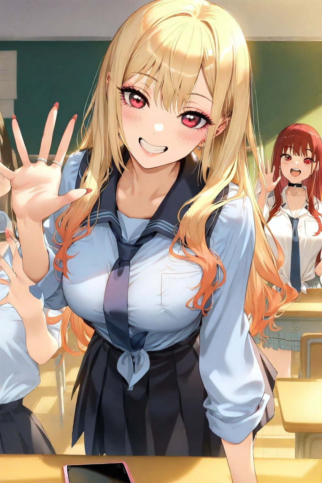 セーラー服姿な海夢ちゃん(失敗)❣️