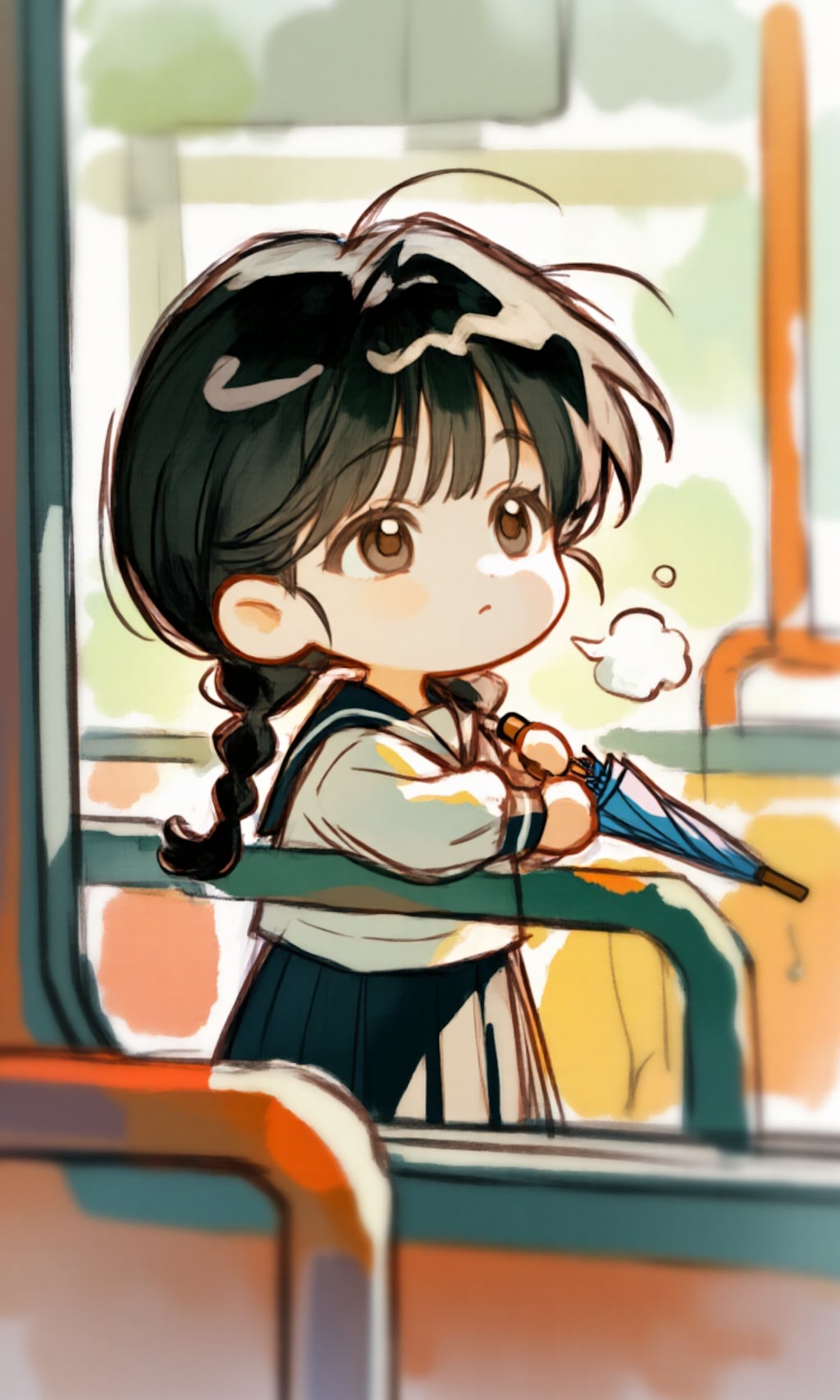 バス待ってぇ