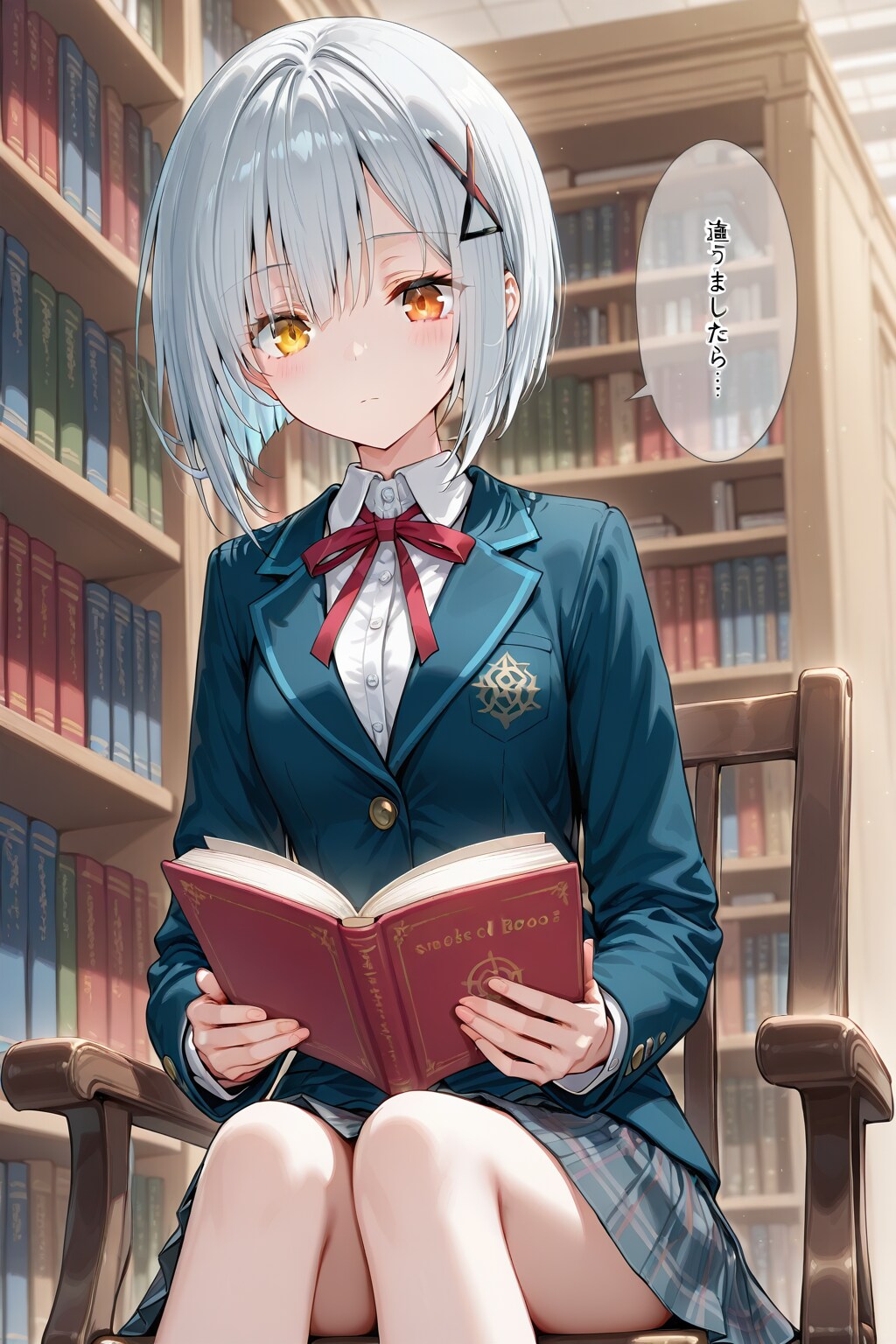 図書館の少女