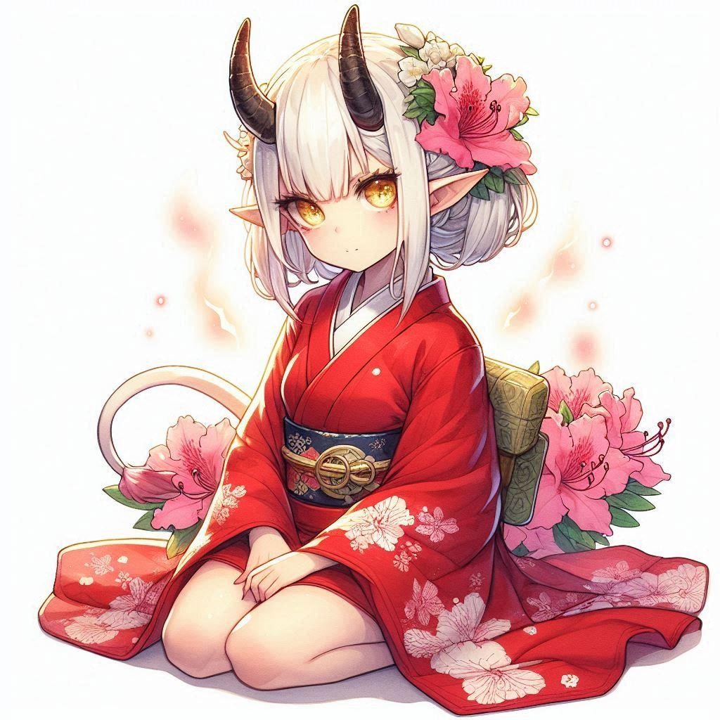 鬼子とツツジ