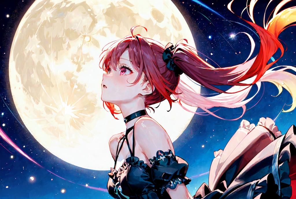 満月とスカーレット