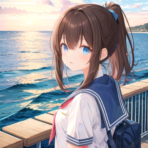 ポニテちゃん⁈ | の人気AIイラスト・グラビア