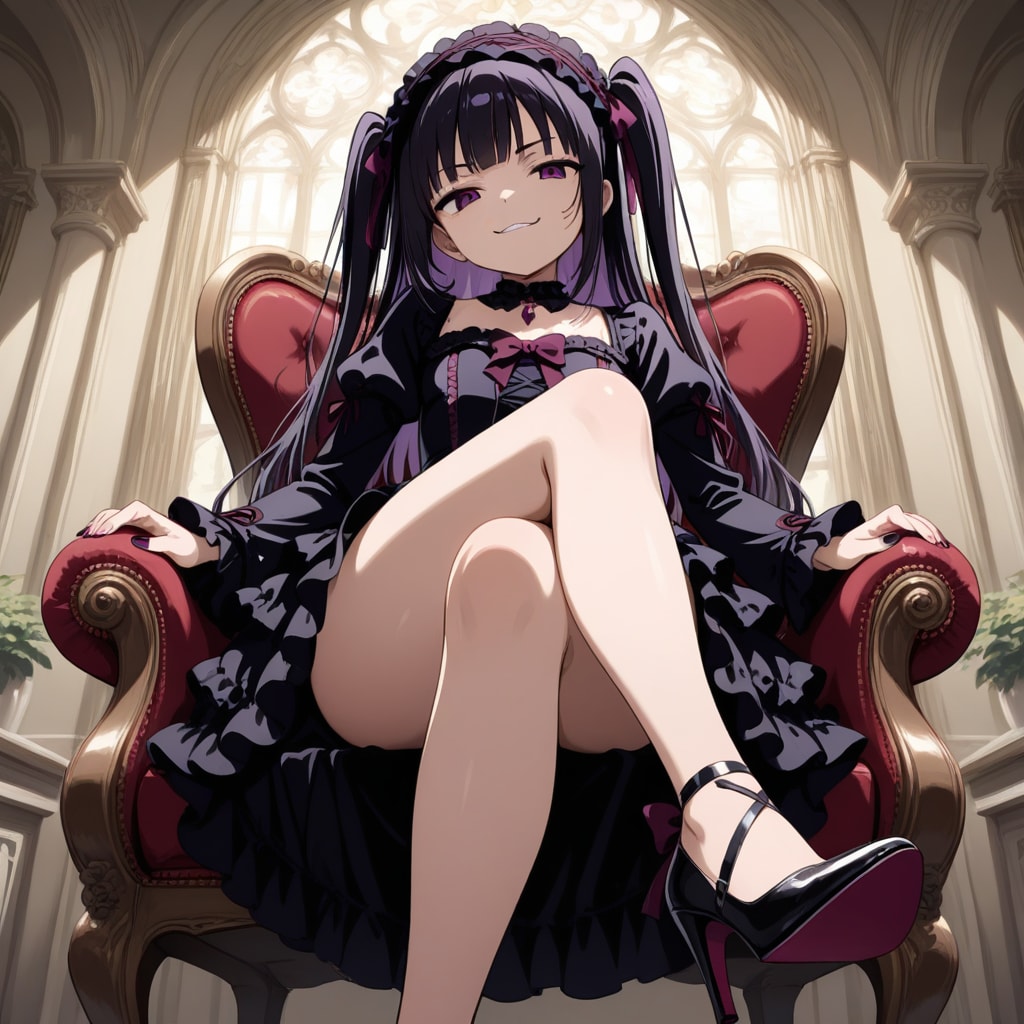 ゴシックと太もも | の人気AIイラスト・グラビア