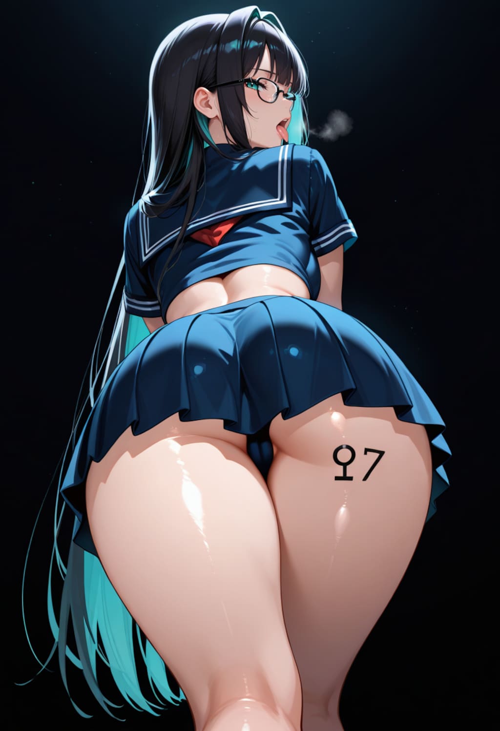 後ろからのケツ