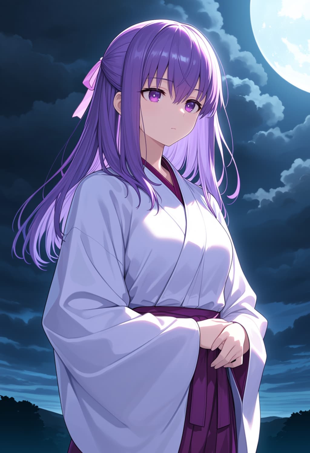 月下の静寂