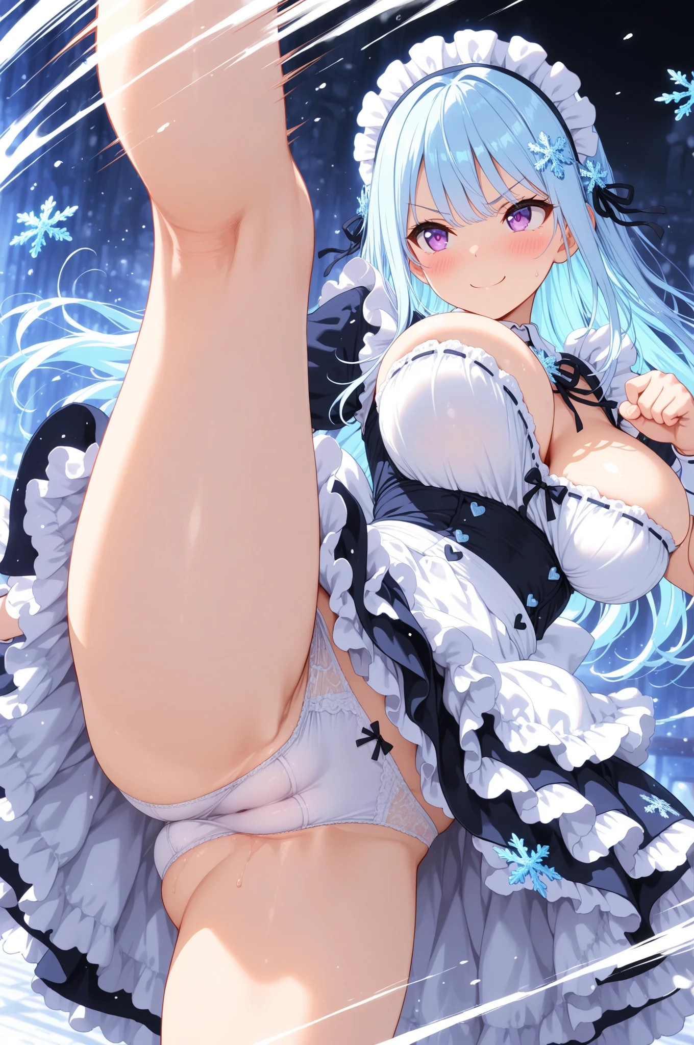キック💓パンチラ
