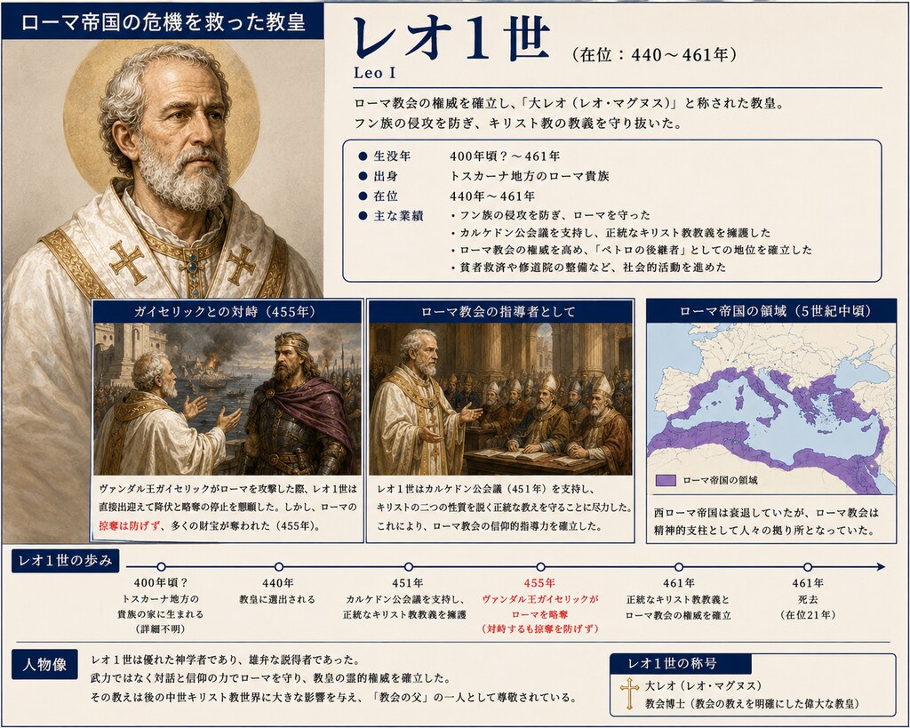 ガイセリックとレオ1世
