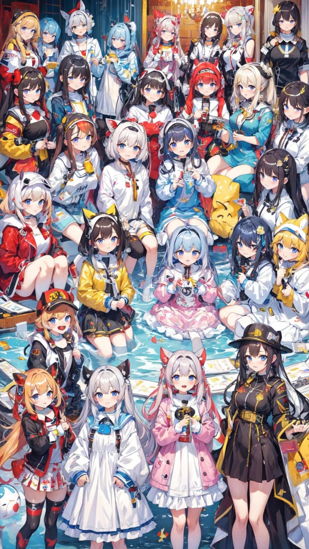 たくさんの女の子ちゃん