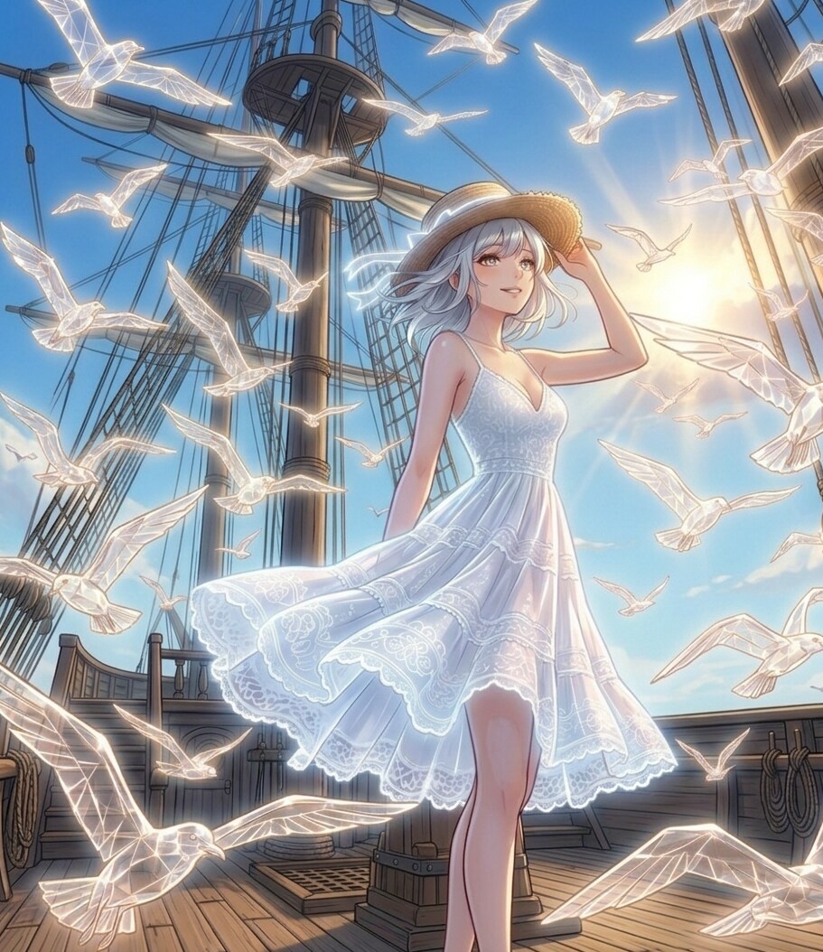 出航 | の人気AIイラスト・グラビア