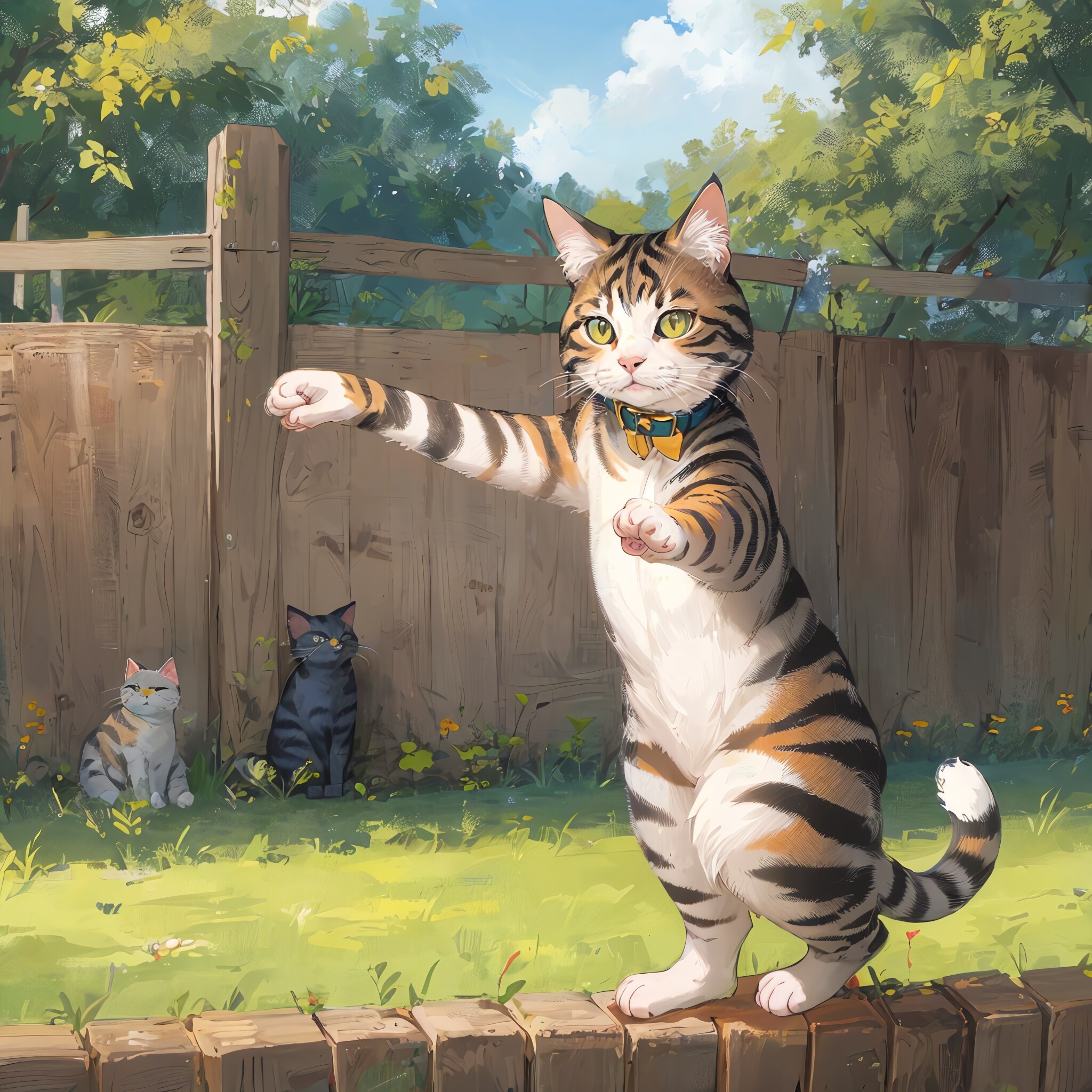 ドヤ猫