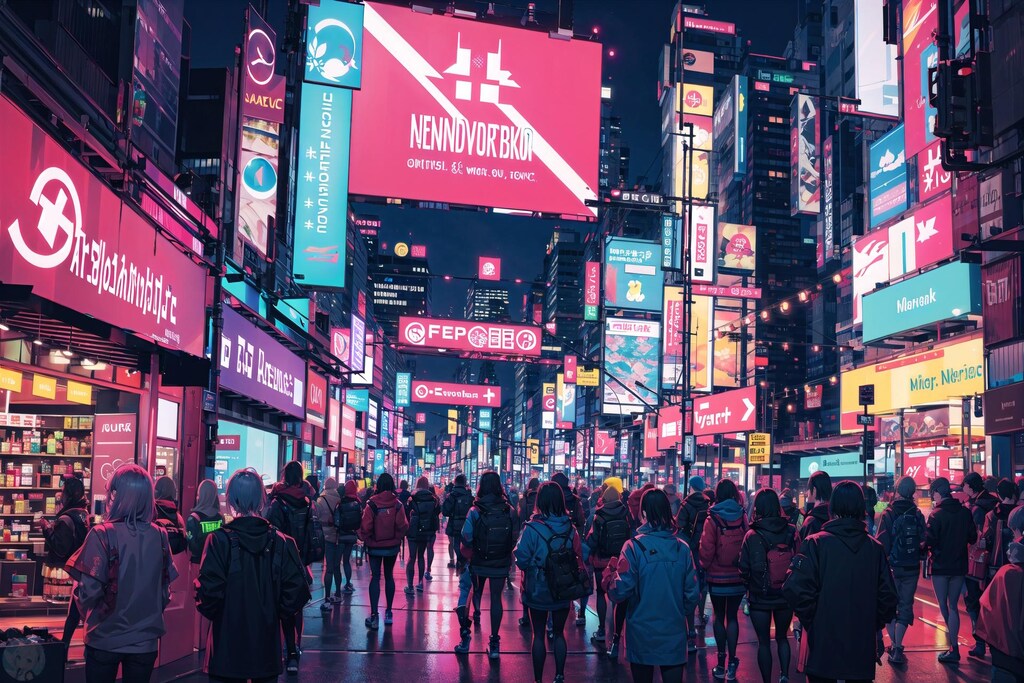 サイバーパンク(自作マージモデルテスト)