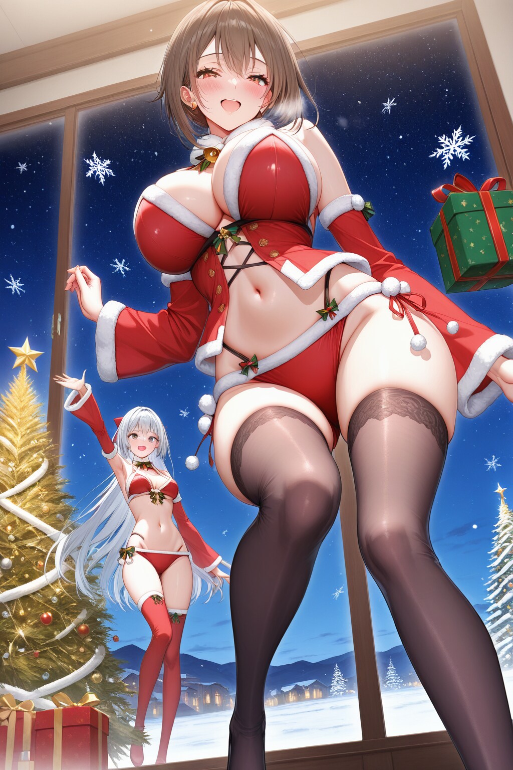 QILINさんたら帽子と箱が