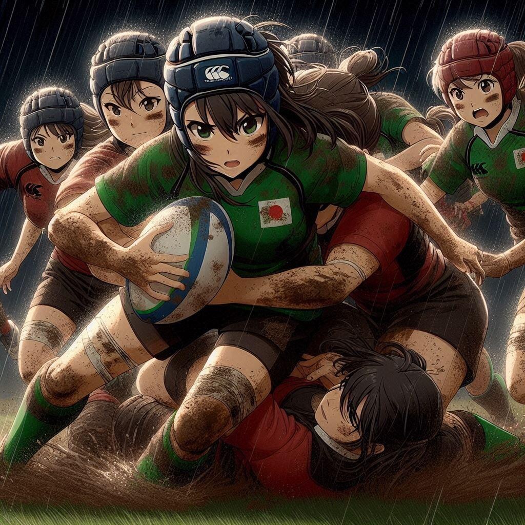 🏉泥まみれの女子ラグビー 142