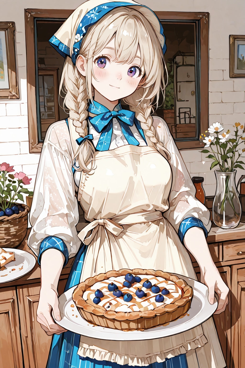 花屋のブルーベリーパイ