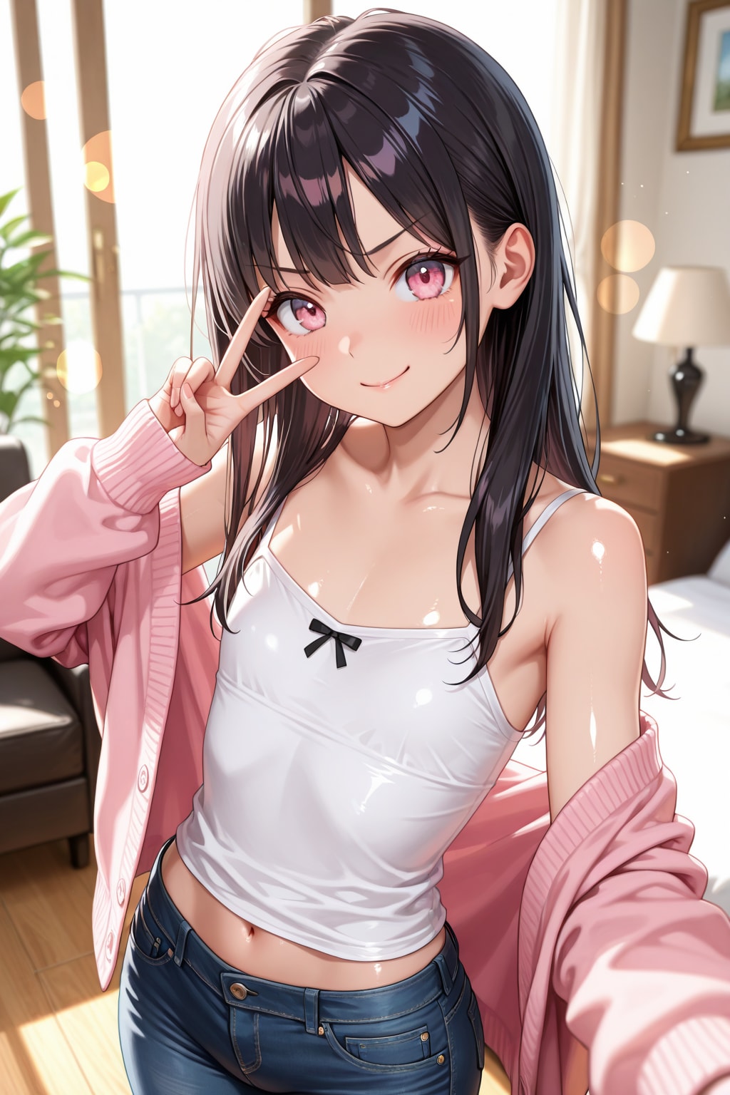 【本日の板野ちゃん】「キャミにカーディガン、可愛いわね♡」