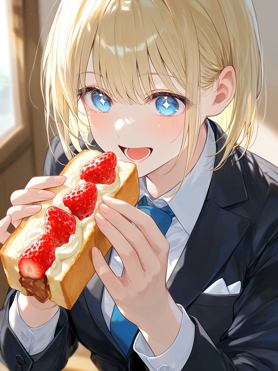 苺のフルーツサンド | の人気AIイラスト・グラビア