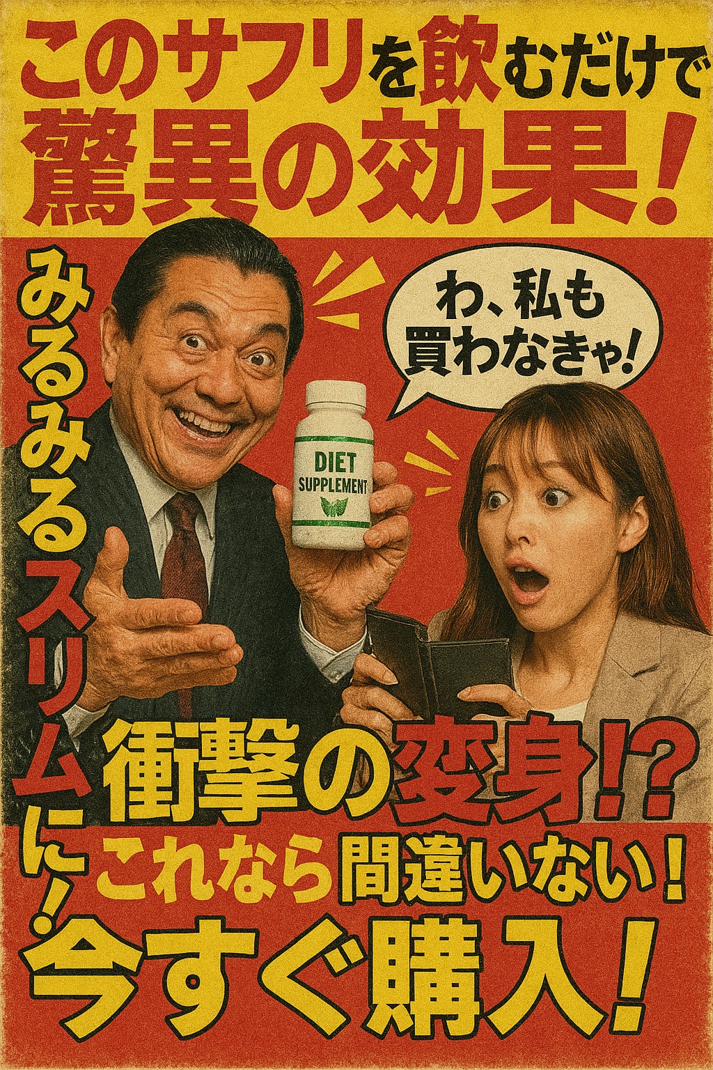 ベタな胡散臭い広告