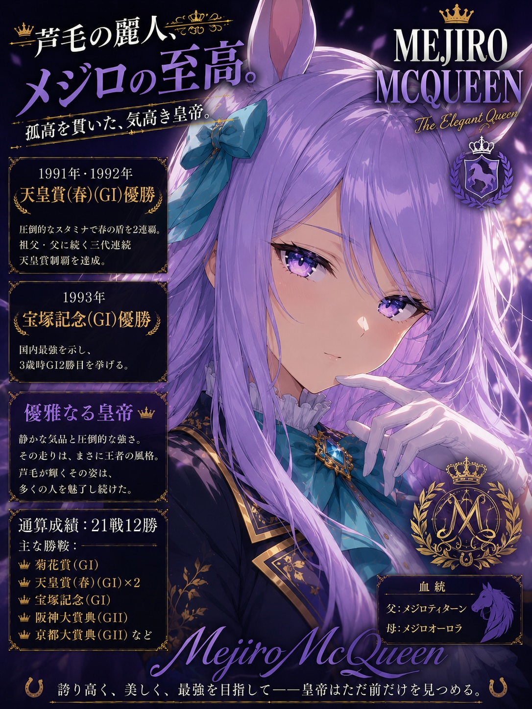 芦毛の麗人