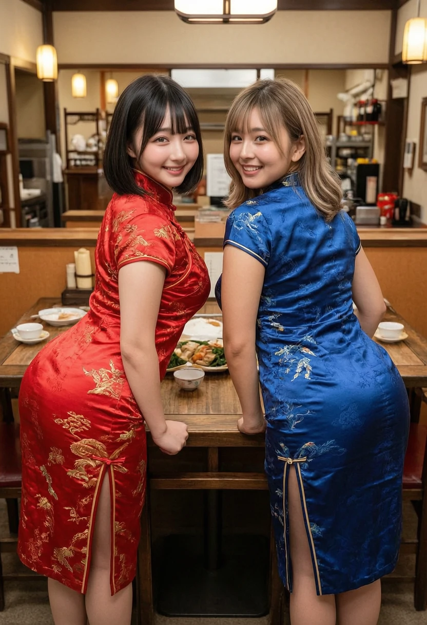 6/11　チャイナドレス　Chinami、Riria