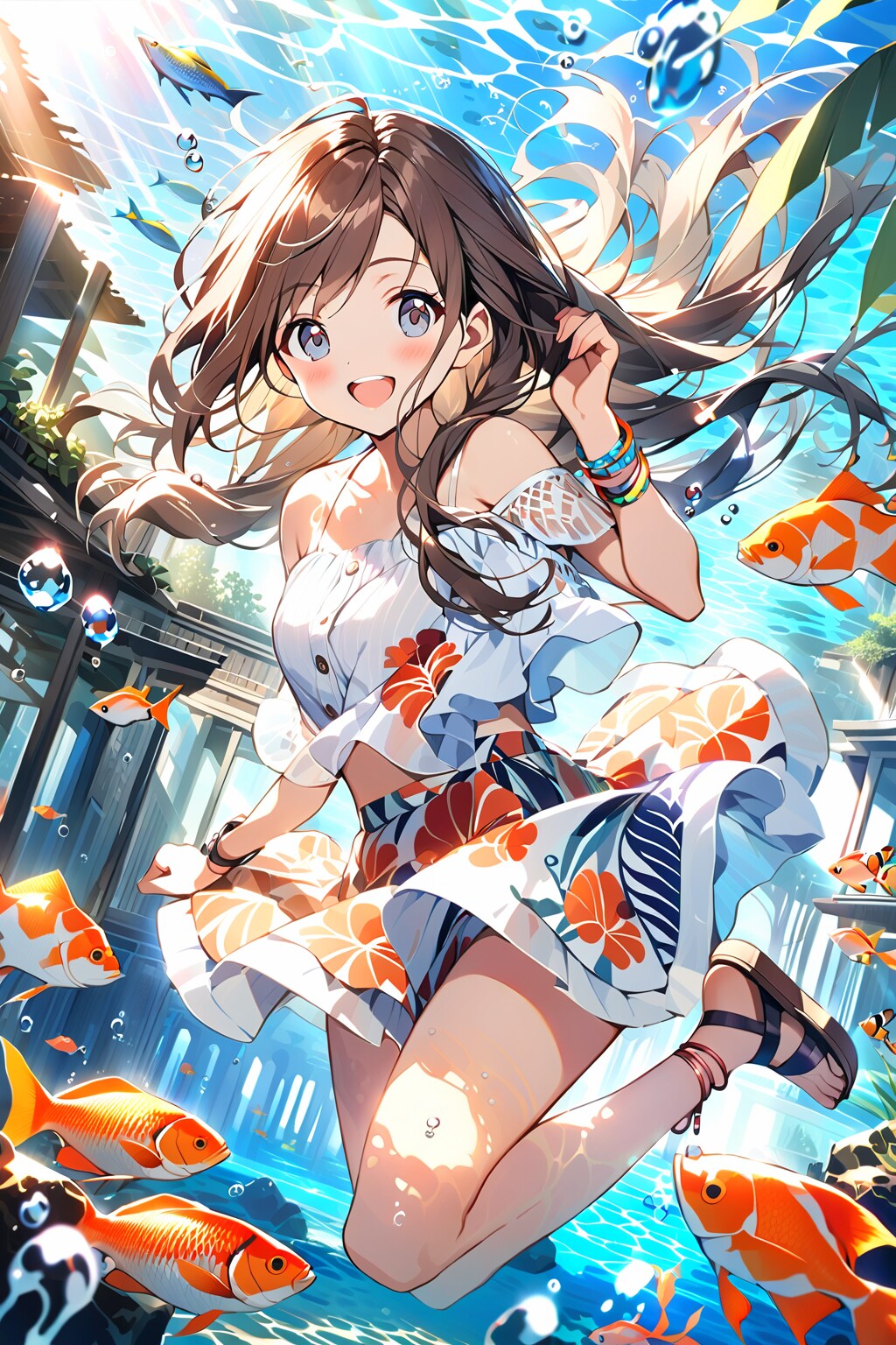 girl 0603 水中2 | の人気AIイラスト・グラビア