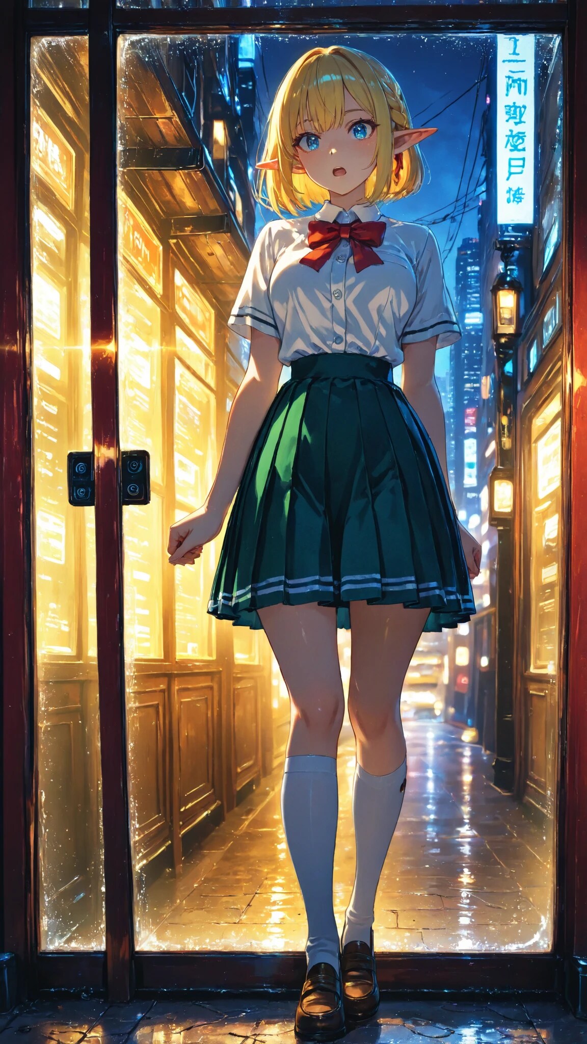 🧝‍♀️☎️「もしもし……あなたは、いつの人ですか？」 | の人気AIイラスト・グラビア