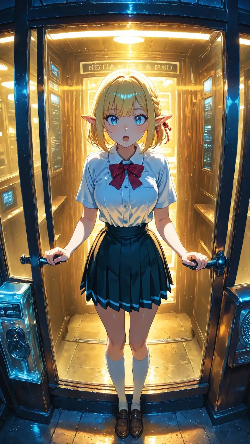 🧝‍♀️☎️「もしもし……あなたは、いつの人ですか？」