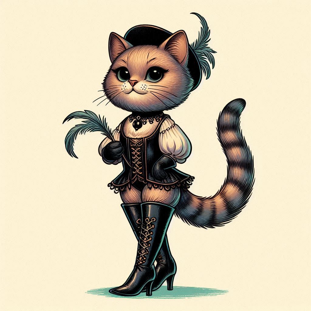 チョーカー長靴猫 | の人気AIイラスト・グラビア