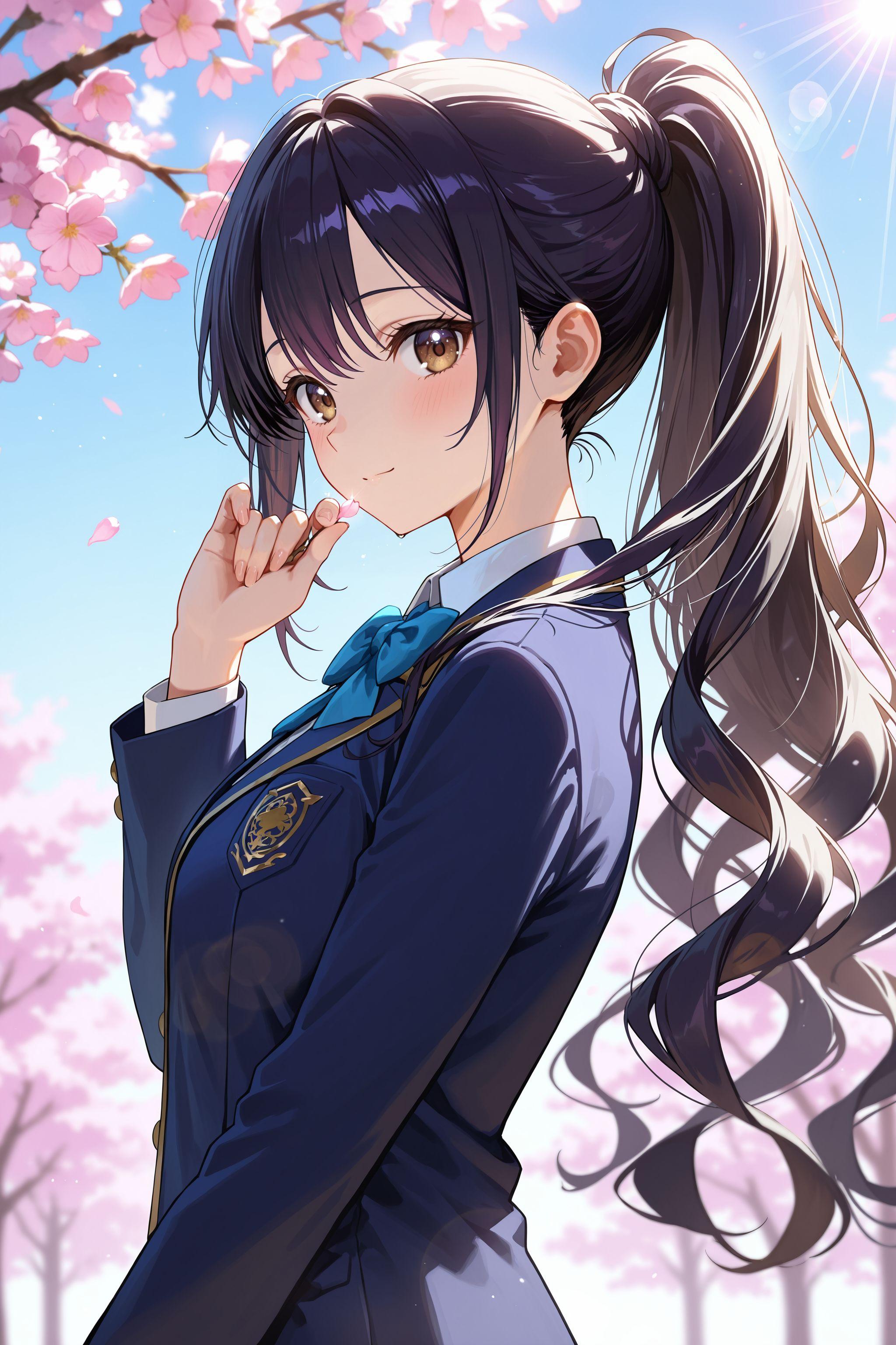 「桜2025」で描きました<(_ _)> | の人気AIイラスト・グラビア