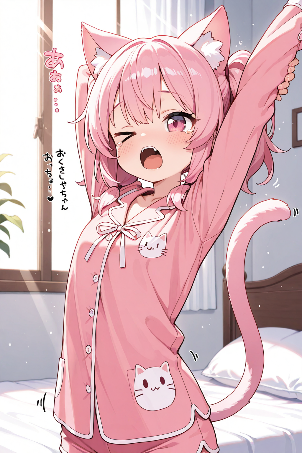 ふみゃぁぁ～。おはにゃんにゃーん♡