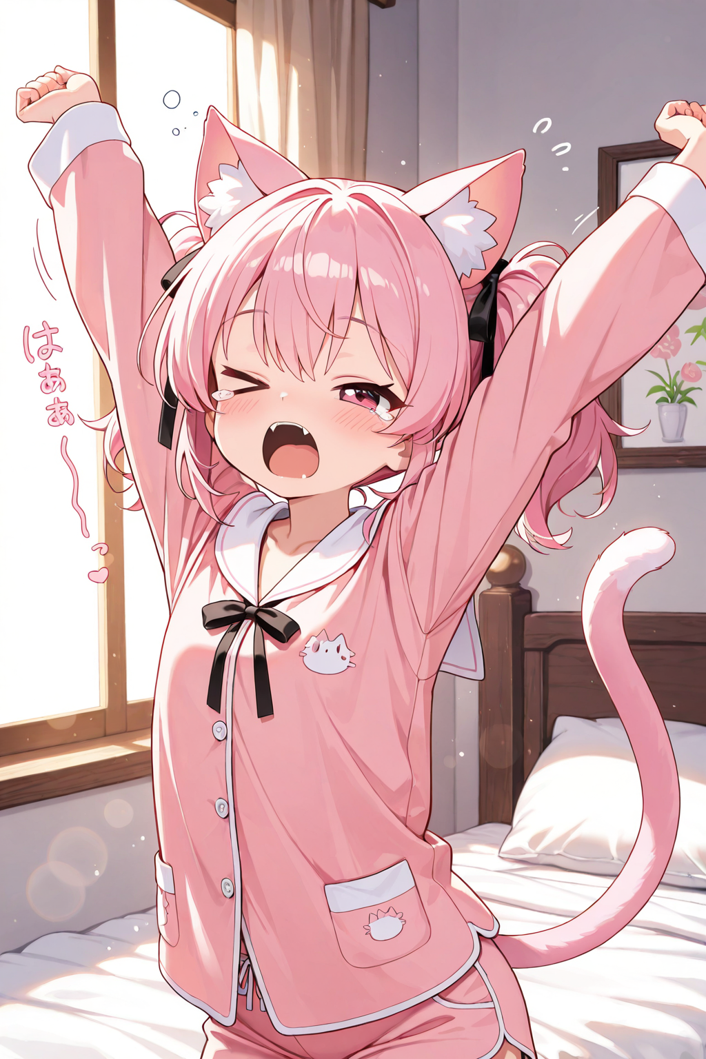 ふみゃぁぁ～。おはにゃんにゃーん♡ | の人気AIイラスト・グラビア