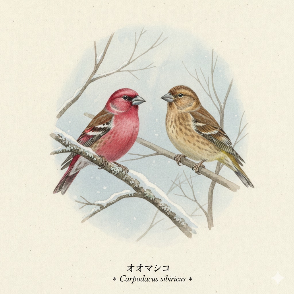 鳥(水彩画)(Gemini)(68)