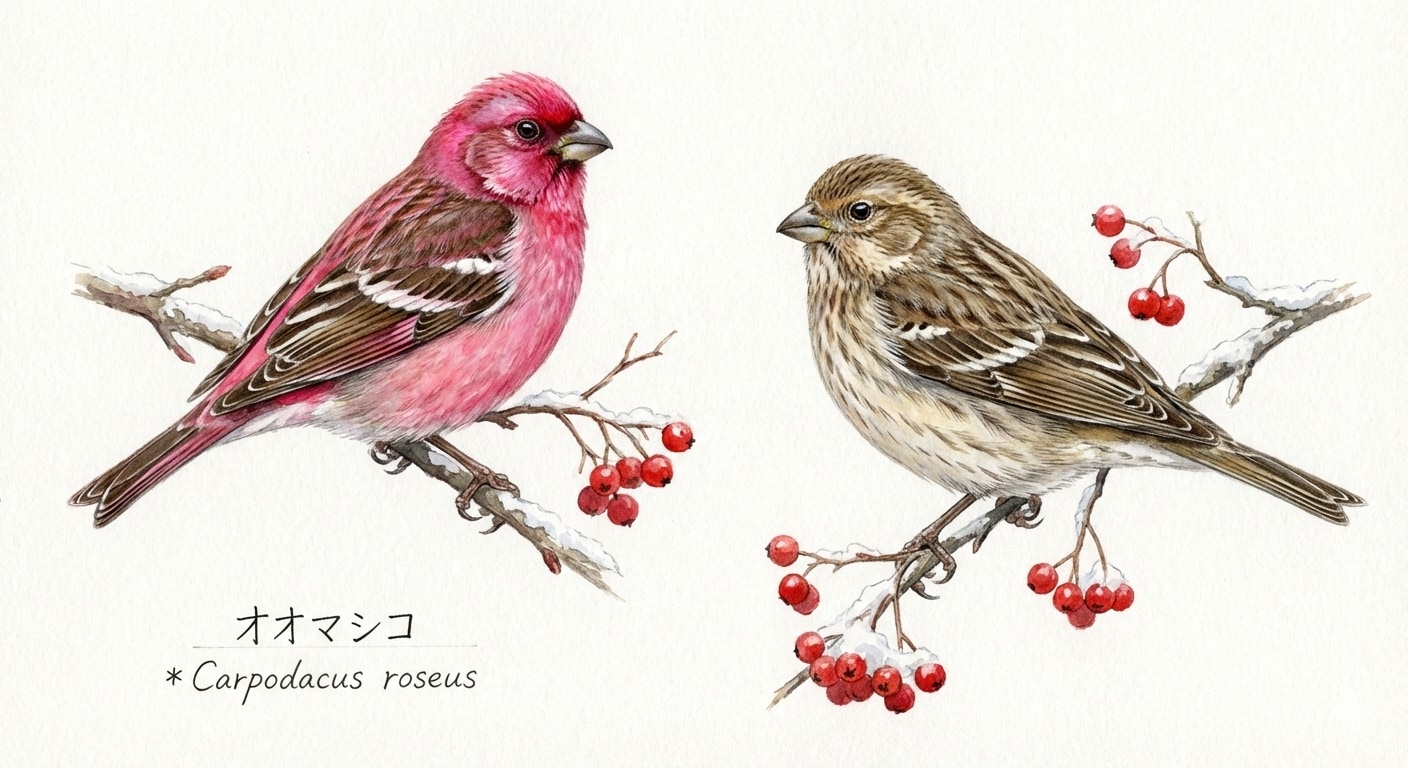 鳥(水彩画)(Gemini)(68) | の人気AIイラスト・グラビア