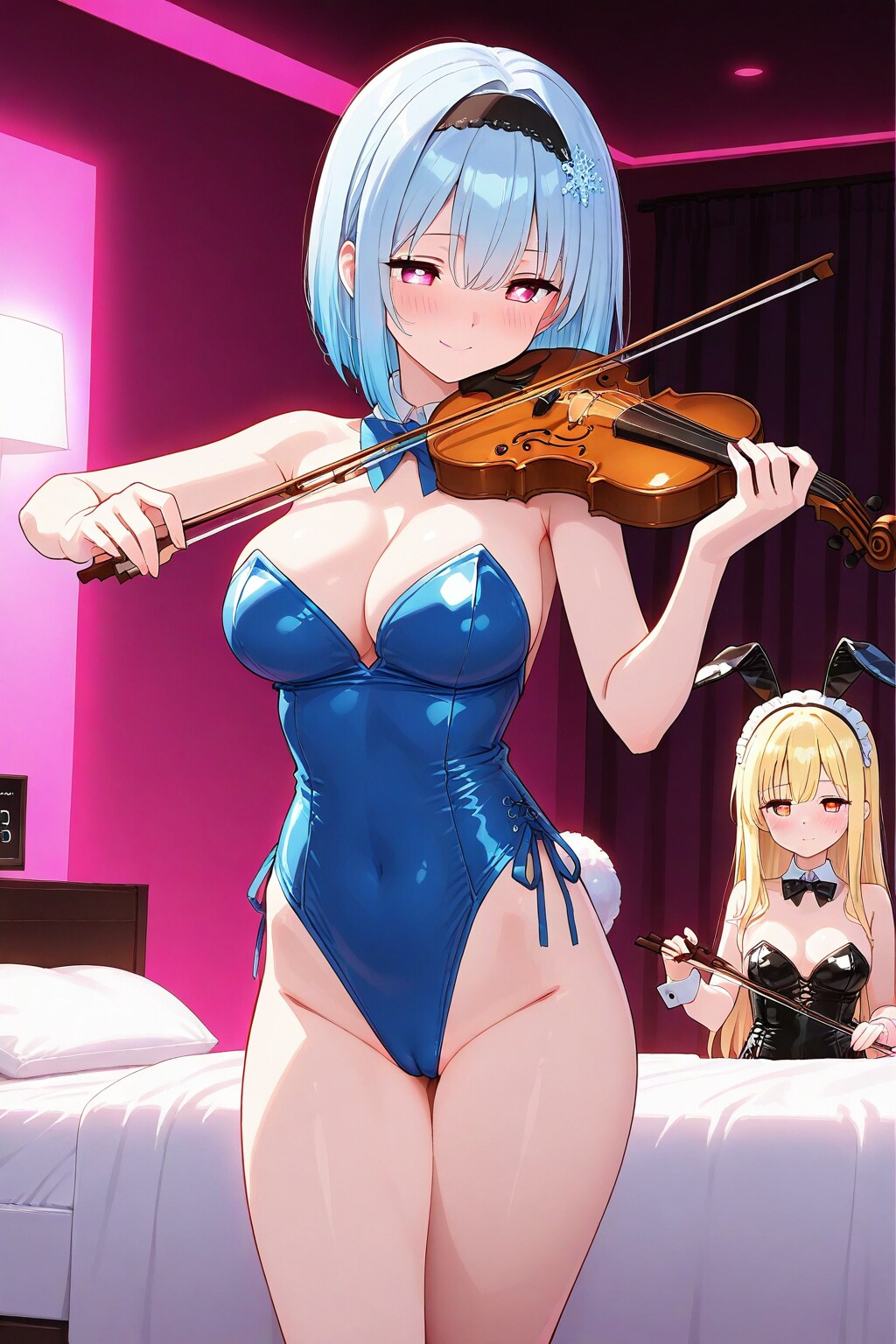 ラブホテルでヴァイオリンを弾くオリ主♡