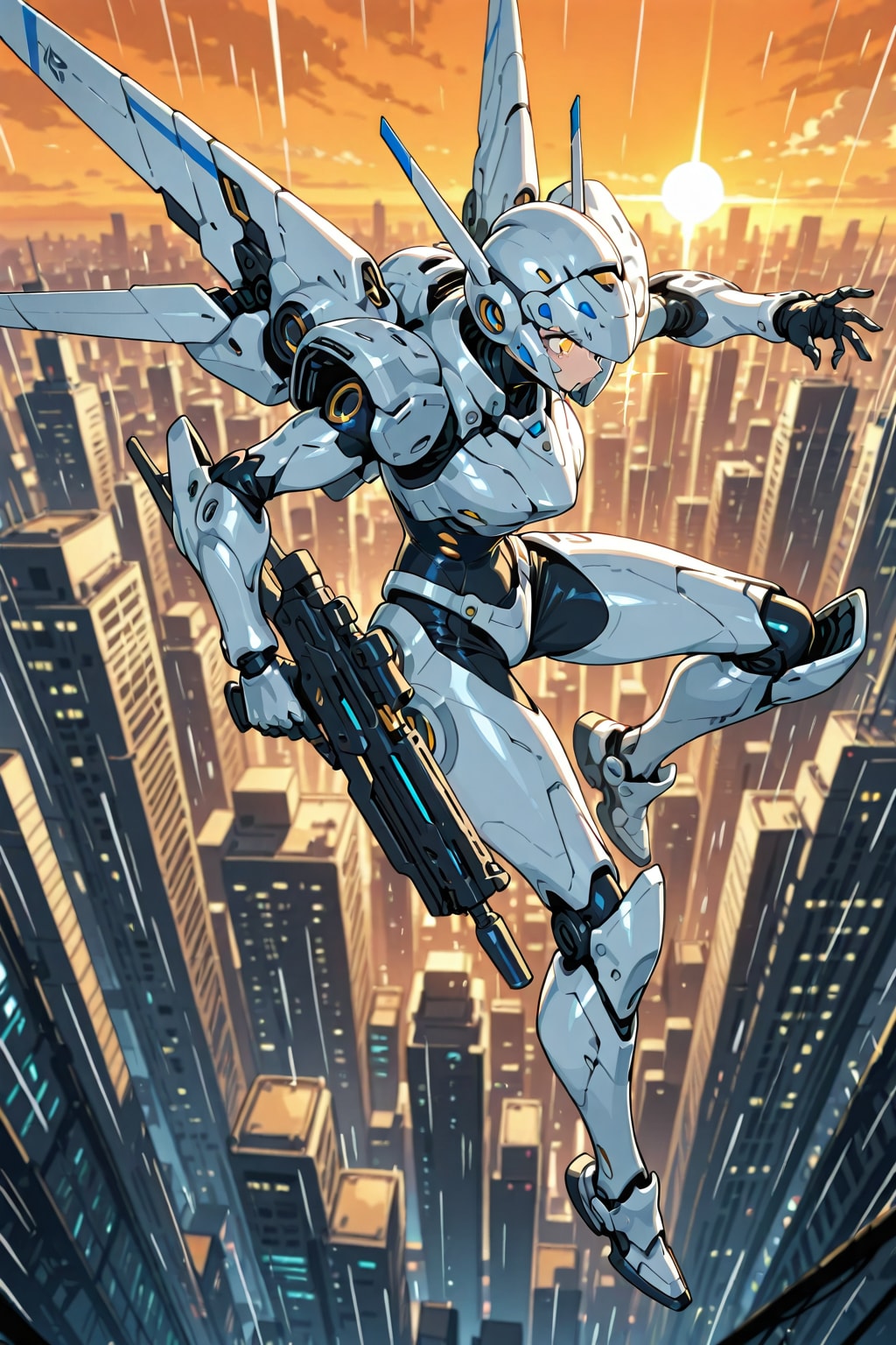 黄昏の急降下 | の人気AIイラスト・グラビア