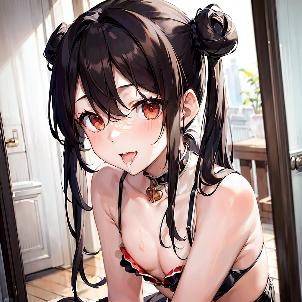 アイドル撮影会、裏オプション　黒髪少女の場合