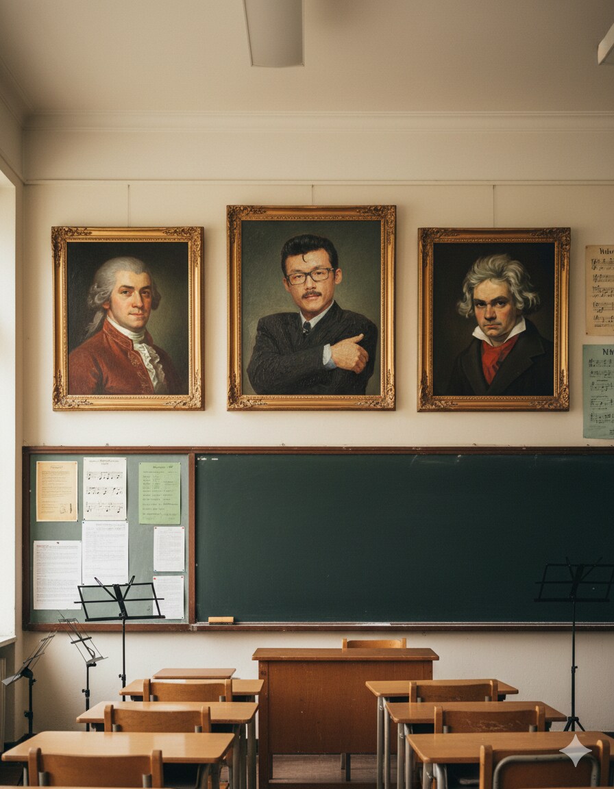 【私立ちちぷい学校】音楽室