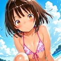 夏だ！ビーチだ！お昼だよ水着に着替えて全員集合！！7.8 3枚目