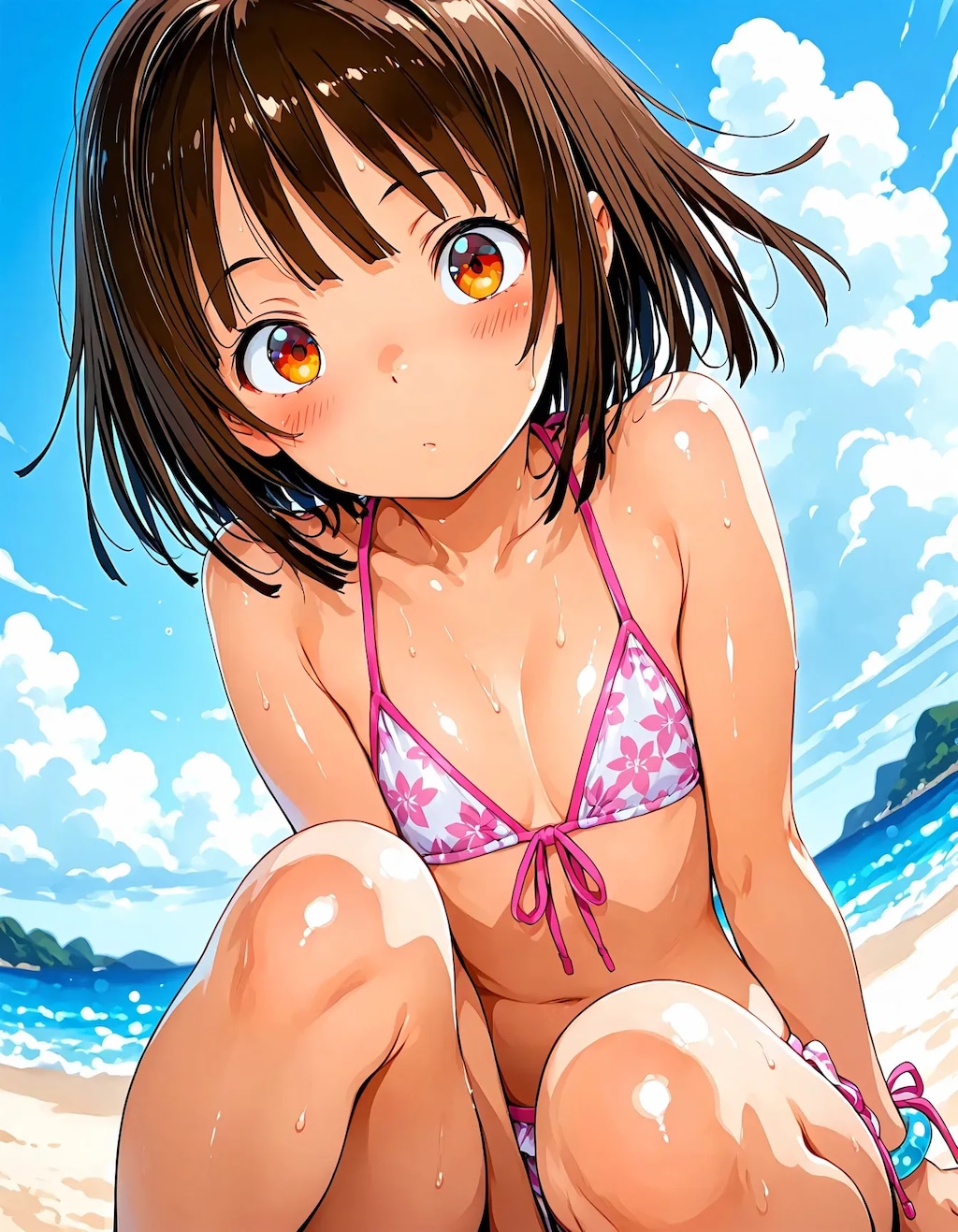 夏だ！ビーチだ！お昼だよ水着に着替えて全員集合！！7.8