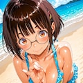 夏だ！ビーチだ！お昼だよ水着に着替えて全員集合！！7.8 12枚目