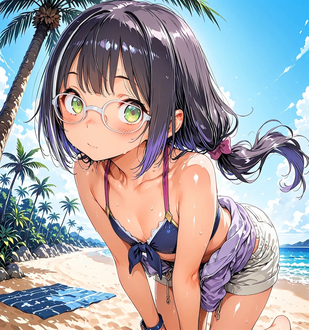 夏だ！ビーチだ！お昼だよ水着に着替えて全員集合！！7.8