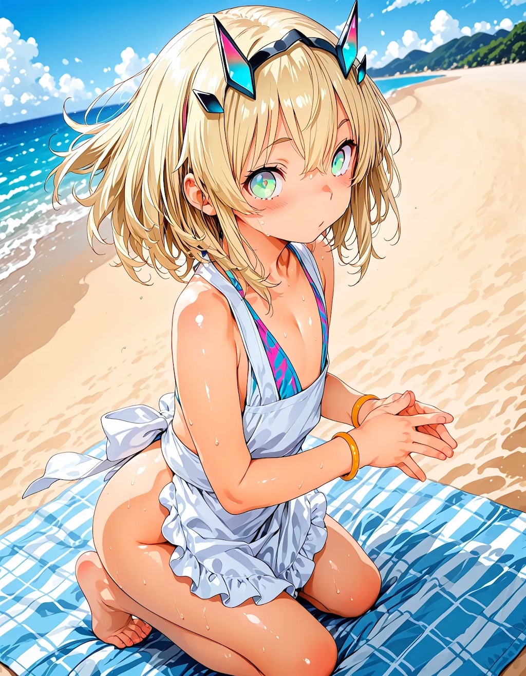 夏だ！ビーチだ！お昼だよ水着に着替えて全員集合！！7.8