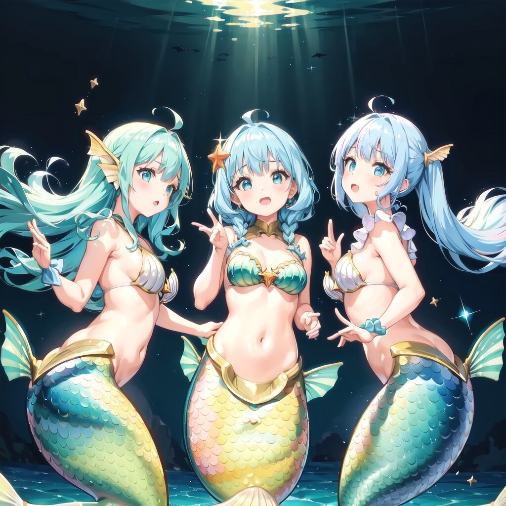 三つ子の人魚