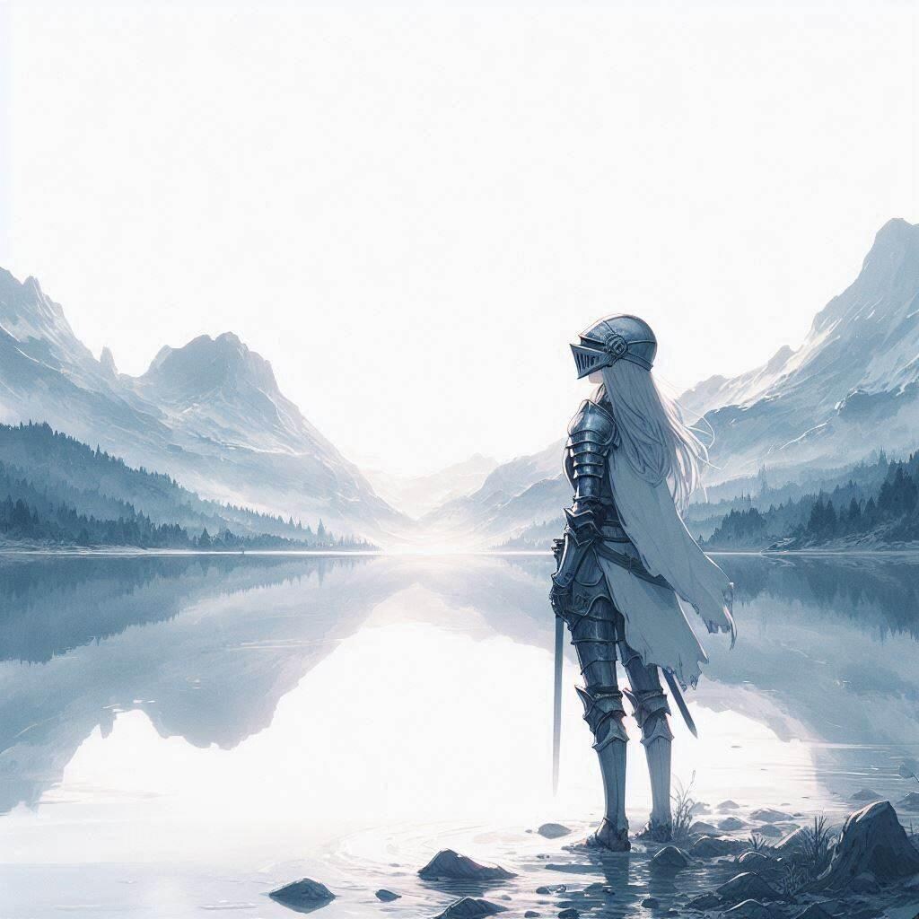 銀髪の女騎士４４