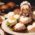 黒ギャルCHIBIと巨大食材 10枚目
