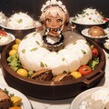 黒ギャルCHIBIと巨大食材 9枚目