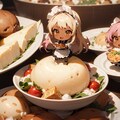 黒ギャルCHIBIと巨大食材 5枚目