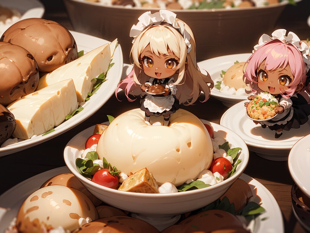 黒ギャルCHIBIと巨大食材