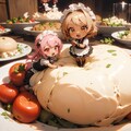 黒ギャルCHIBIと巨大食材 7枚目